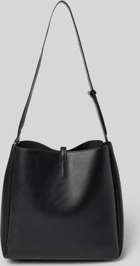 Seidenfelt Crossbody tas in leerlook model 'LOVIISA'