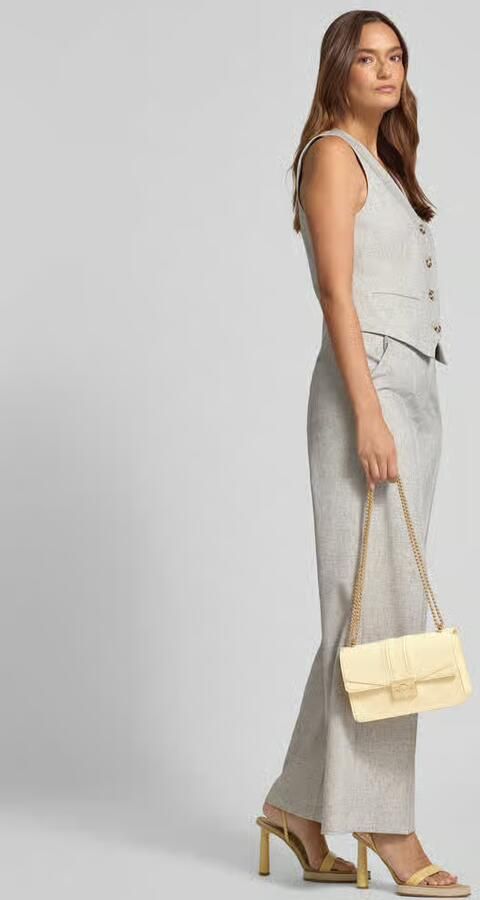 Seidenfelt Crossbody-tas in Leerlook Model 'Roros East-West' - Foto 2