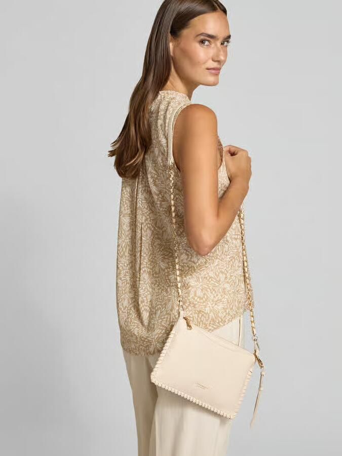 Seidenfelt Crossbody tas met logodetail model 'Jendal' - Foto 2