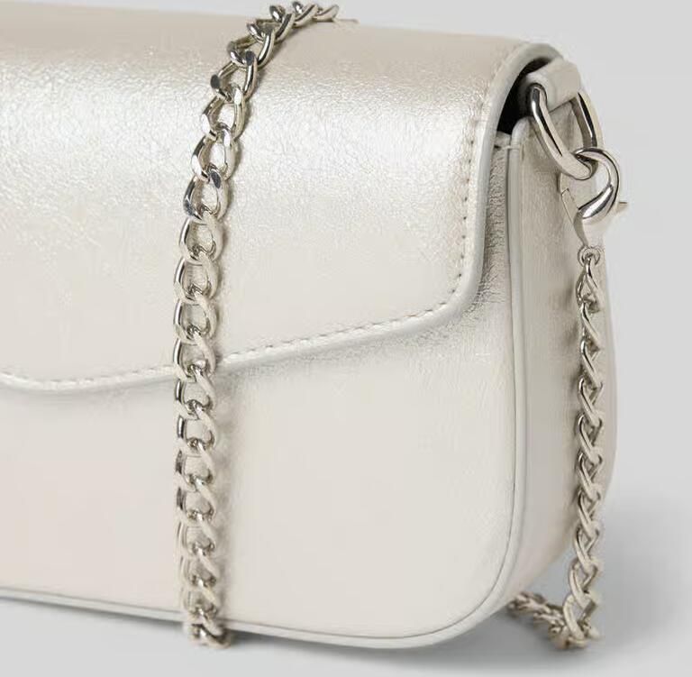 Seidenfelt Crossbody tas met structuurpatroon model 'Vanja'
