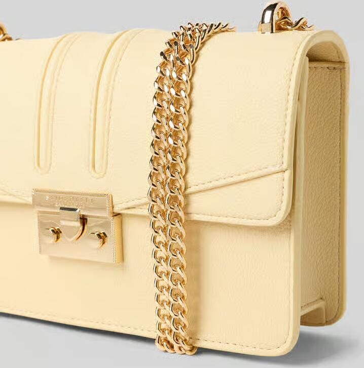 Seidenfelt Crossbody-tas in Leerlook Model 'Roros East-West'