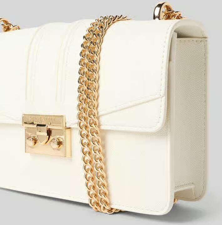 Seidenfelt Crossbody-tas in Leerlook Model 'Roros East-West'