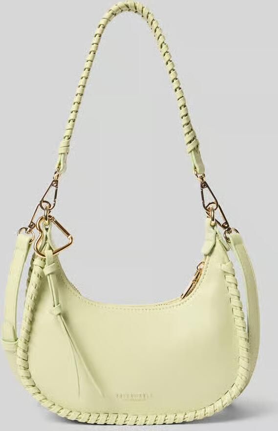 Seidenfelt Half Moon tas met labeldetail model 'LILJENDAL' - Foto 2