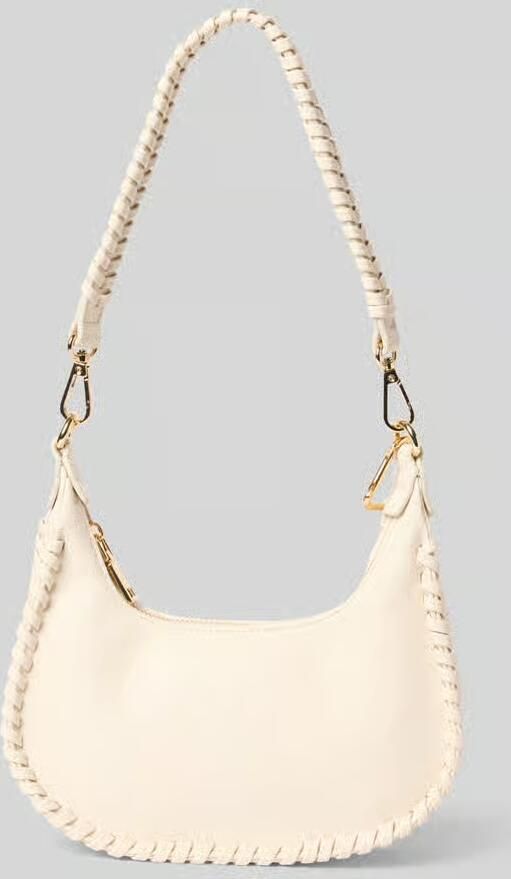 Seidenfelt Half Moon tas met labeldetail model 'LILJENDAL' - Foto 3