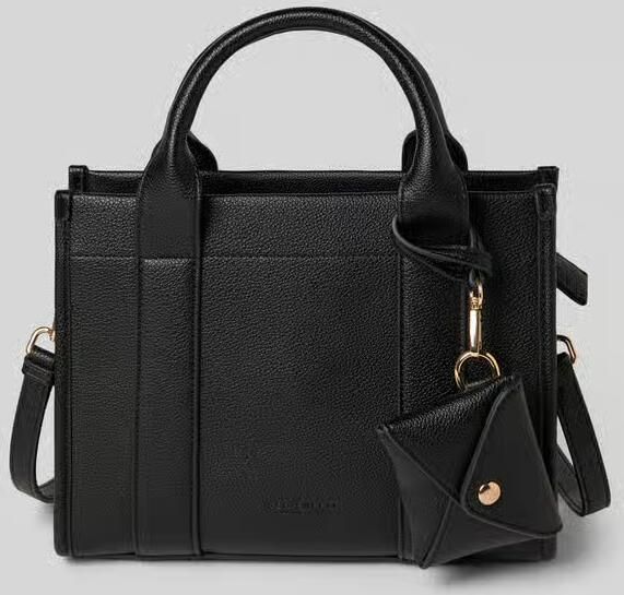 Seidenfelt Handtas in Leerlook Model 'Meloy' - Foto 2