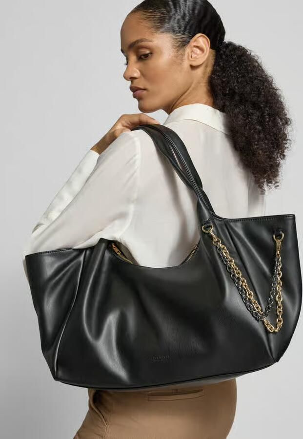 Seidenfelt Handtas met hengsels model 'LAINIO' - Foto 2