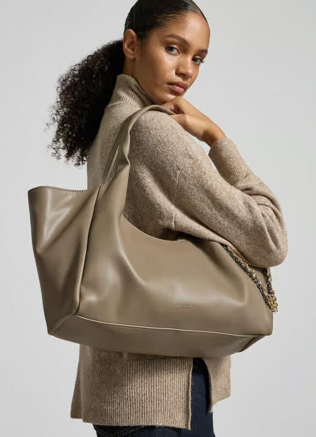 Seidenfelt Handtas met hengsels model 'LAINIO' - Foto 2