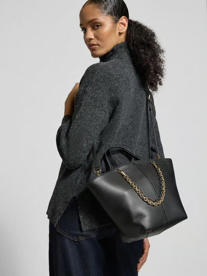 Seidenfelt Handtas met ketting model 'LAINIO' - Foto 2