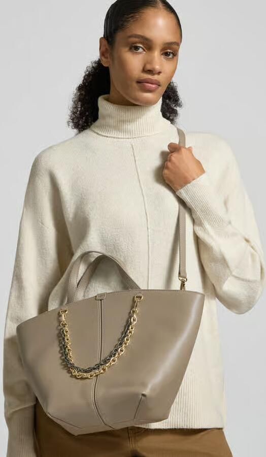Seidenfelt Handtas met ketting model 'LAINIO' - Foto 2