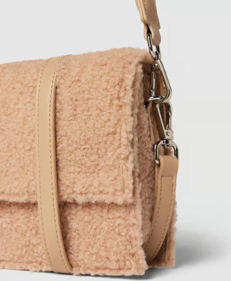 Seidenfelt Handtas met kliksluiting model 'Hellvi'