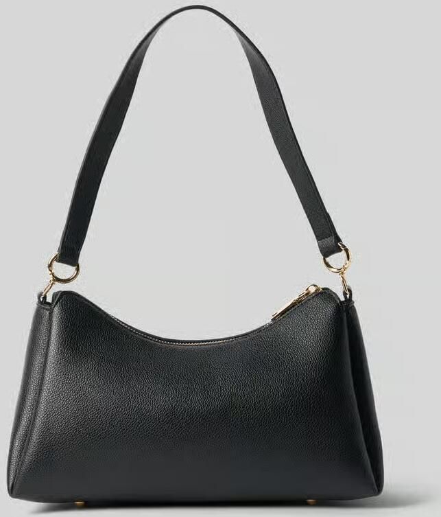 Seidenfelt Handtas met labeldetail Model 'MELOY' - Foto 3