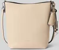 Seidenfelt Hobo tas met reliëflogo model 'LOHJA'