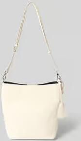 Seidenfelt Hobo tas met reliëflogo model 'LOHJA'