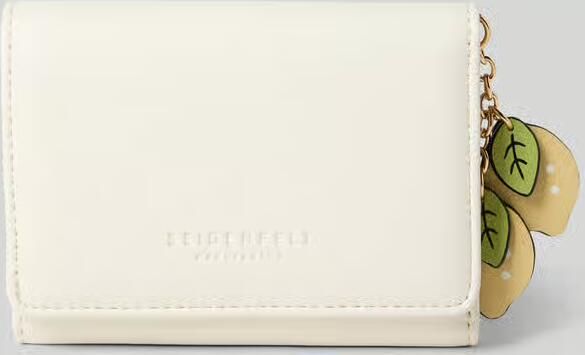 Seidenfelt Portemonnee in leerlook model 'Ilmi'