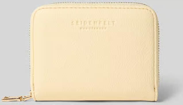 Seidenfelt Portemonnee in leerlook model 'Ylva'