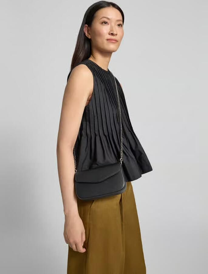 Seidenfelt schoudertas met magneetsluiting model 'VANJA' - Foto 2