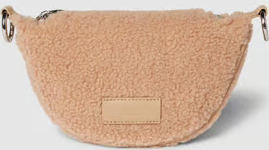 Seidenfelt Schoudertas met siersteentjes model 'Hellvi'