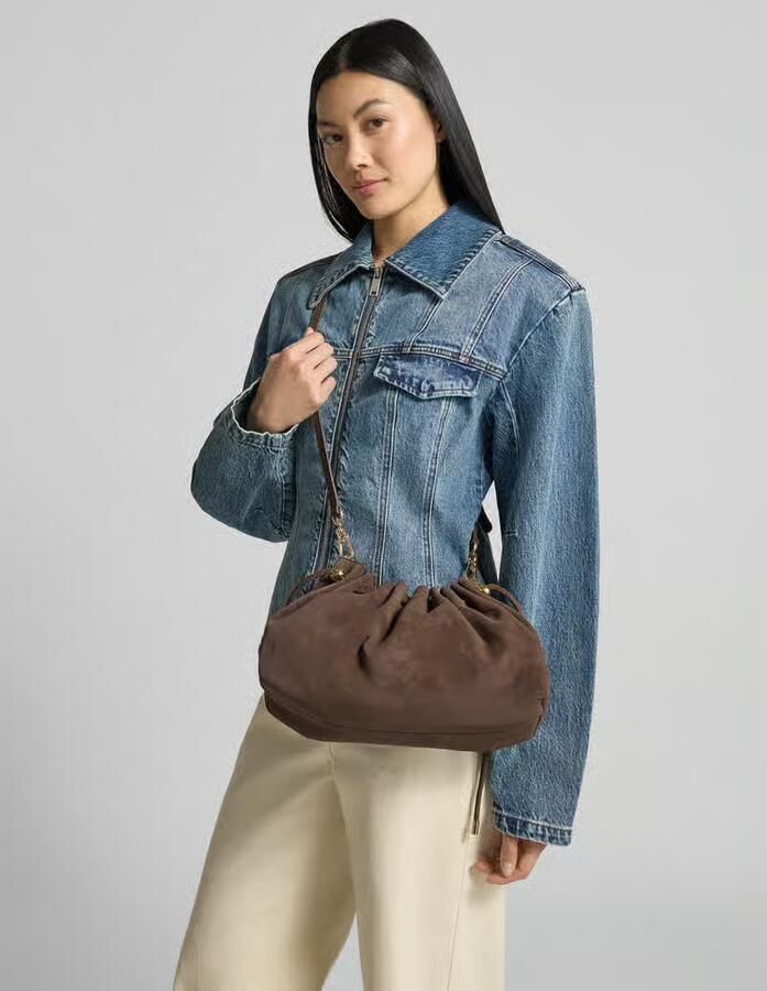 Seidenfelt Schoudertas van leerlook model 'Rena' - Foto 2