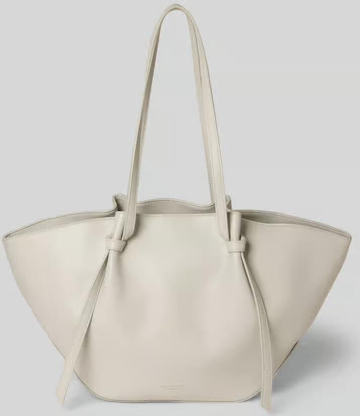 Seidenfelt Shopper met knoopdetail - Foto 2