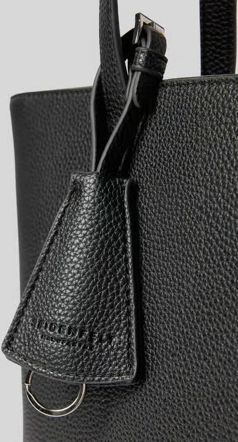 Seidenfelt shopper met labeldetail model 'LOHJA' - Foto 3