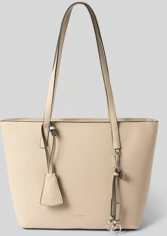 Seidenfelt shopper met labeldetail model 'LOHJA' - Foto 2