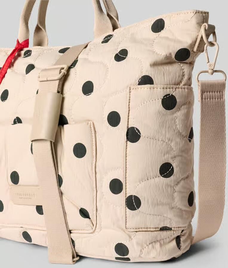 Seidenfelt Shopper met labelpatch model 'VAALA'