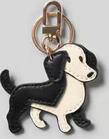 Seidenfelt Sleutelhanger met karabijnhaak model 'My Dachshund'