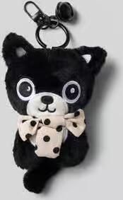 Seidenfelt Sleutelhanger met sierstrik model 'My Fluffy Cat'