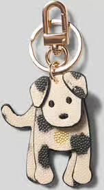 Seidenfelt Sleutelhanger met structuurpatroon model 'My Dog'