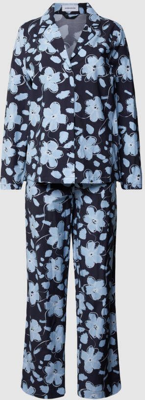 Seidensticker Pyjama met all-over bloemenmotief