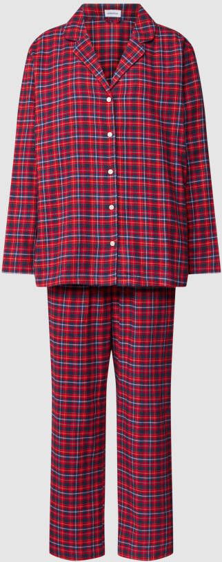 Seidensticker Pyjama met ruitmotief model 'X-MAS'