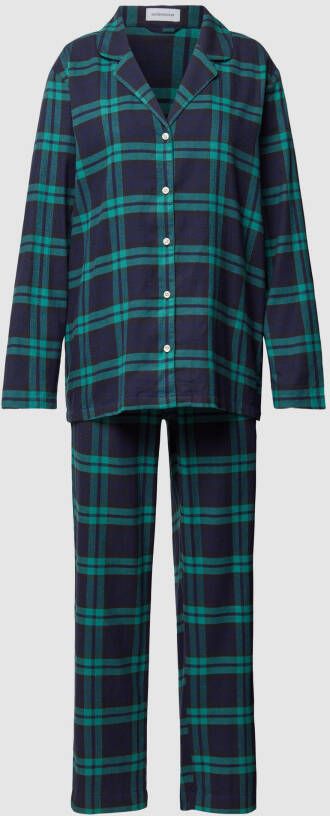 Seidensticker Pyjama met ruitmotief model 'X-MAS'