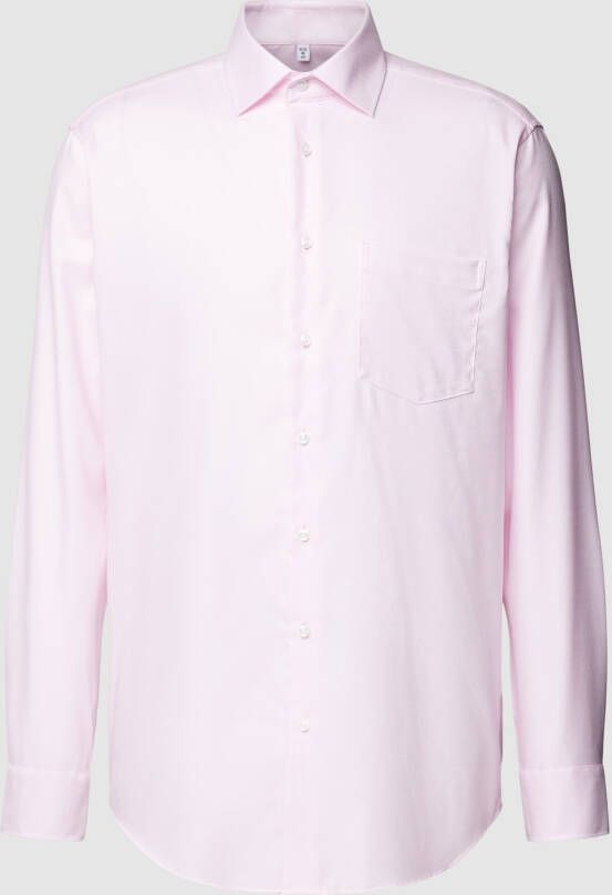 SEIDENSTICKER REGULAR FIT Regular fit zakelijk overhemd met borstzak