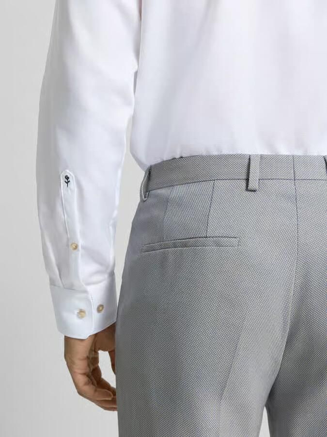 SEIDENSTICKER REGULAR FIT Regular fit zakelijk overhemd van katoen met kentkraag