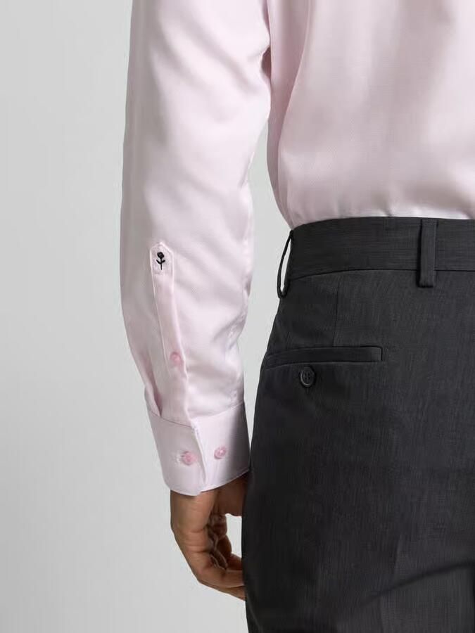 SEIDENSTICKER REGULAR FIT Regular fit zakelijk overhemd van katoen met kentkraag