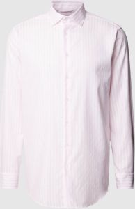 SEIDENSTICKER REGULAR FIT Zakelijk overhemd van katoen met streepmotief