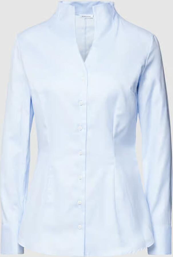 Seidensticker Klassieke blouse Zwarte roos 1 1 kraag uni - Foto 11
