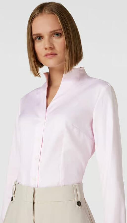 Seidensticker Klassieke blouse Zwarte roos 1 1 kraag uni - Foto 3