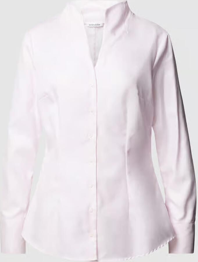 Seidensticker Klassieke blouse Zwarte roos 1 1 kraag uni - Foto 4