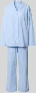 Seidensticker comfort fit pyjama set van puur katoen model 'Classic Long Pyjama Set C'