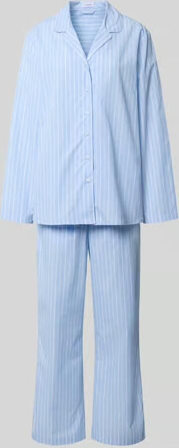 Seidensticker comfort fit pyjama set van puur katoen model 'Classic Long Pyjama Set C' - Foto 2