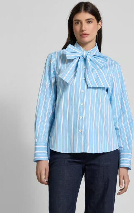 Seidensticker Regular fit comfortabele blouse met overhemdkraag - Foto 2