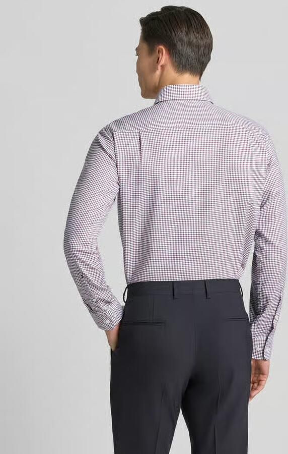 SEIDENSTICKER REGULAR FIT Regular fit zakelijk overhemd van katoen met button-downkraag