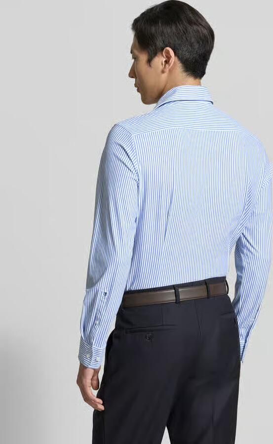 Seidensticker slim fit zakelijk hemd met haaikraag - Foto 3