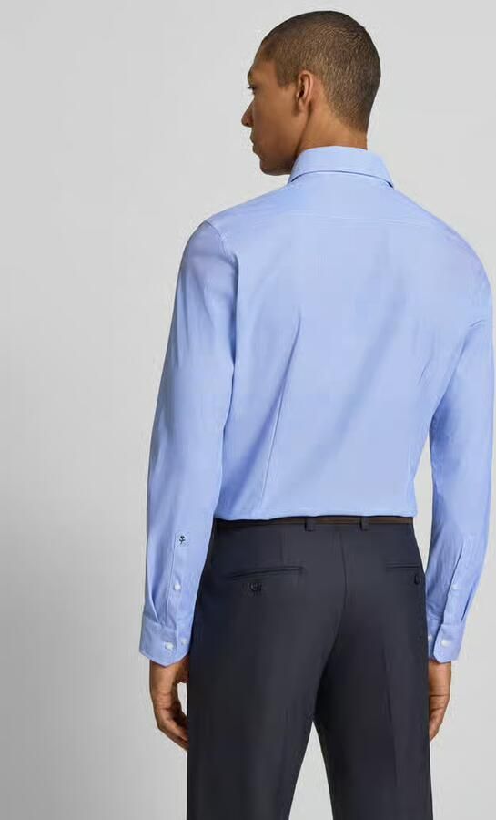 Seidensticker slim fit zakelijk hemd met haaikraag - Foto 3