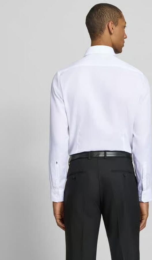 Seidensticker Slim fit Zakelijk Hemd van Katoen met Kentkraag