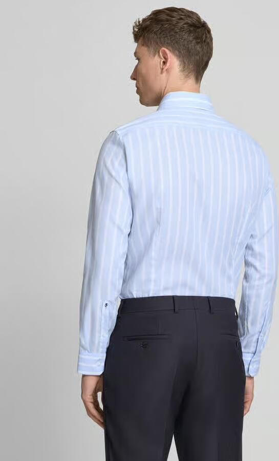 Seidensticker slim fit zakelijk hemd van katoen met kentkraag