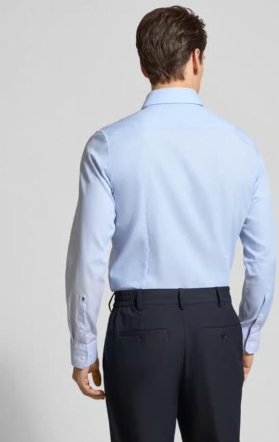 Seidensticker Slim fit Zakelijk Hemd van Katoen met Kentkraag - Foto 4