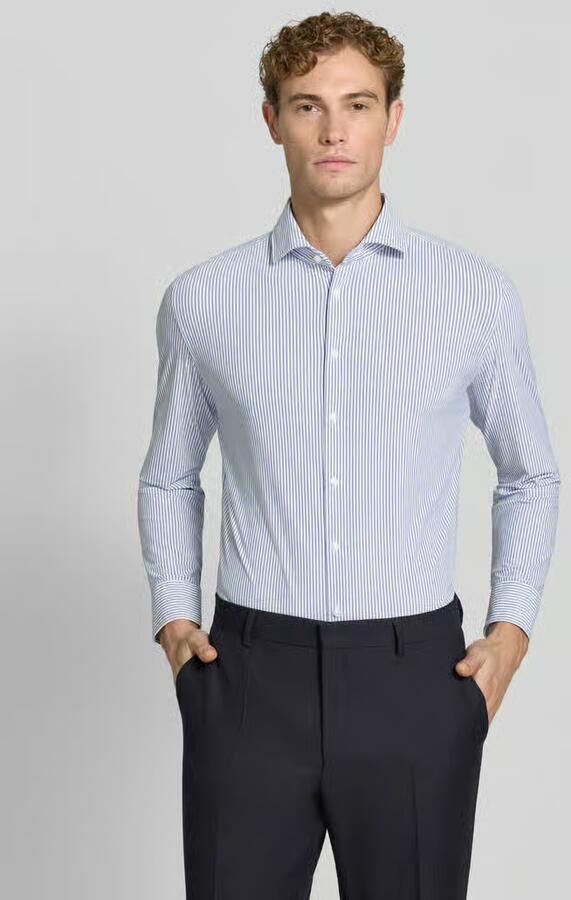 Seidensticker Slim fit zakelijk overhemd met cutaway-kraag - Foto 3