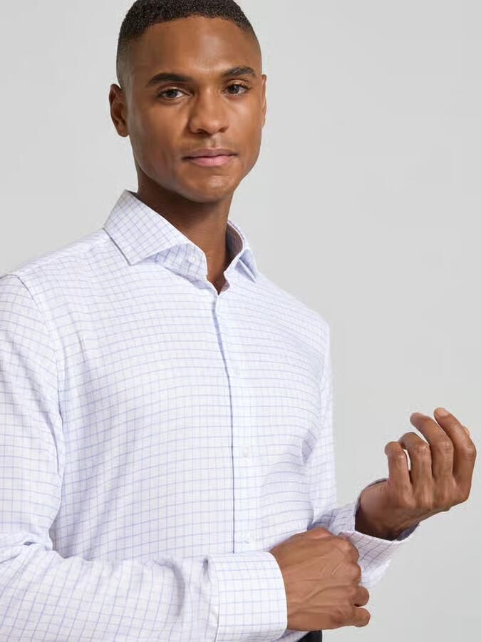 Seidensticker Slim fit zakelijk overhemd met kentkraag - Foto 2
